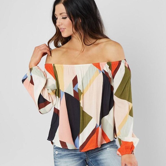 Billabong Tops - Billabong Mi Amore off shoulder top
